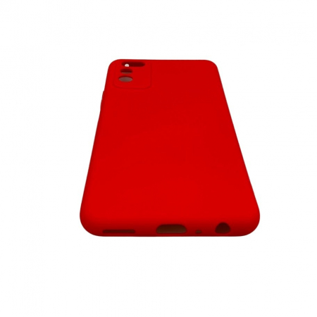 Husa protectie compatibila cu Huawei Enjoy Z Liquid Silicone Case Rosu [5]