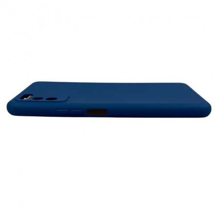 Husa protectie compatibila cu Huawei Nova 5T Liquid Silicone Case Albastru inchis [4]