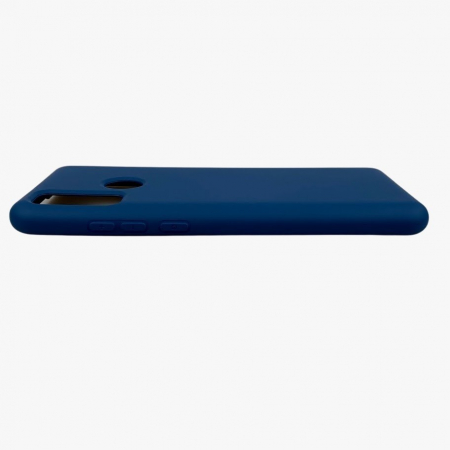 Husa protectie compatibila cu Huawei P Smart 2020 Liquid Silicone Case Albastru inchis [5]