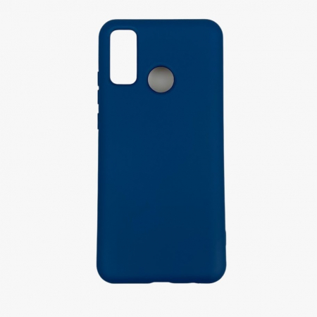 Husa protectie compatibila cu Huawei P Smart 2020 Liquid Silicone Case Albastru inchis [3]