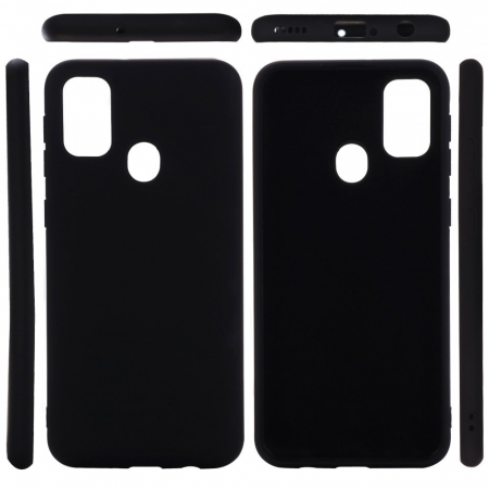 Husa protectie compatibila cu Huawei P Smart 2020 Liquid Silicone Case Negru [5]