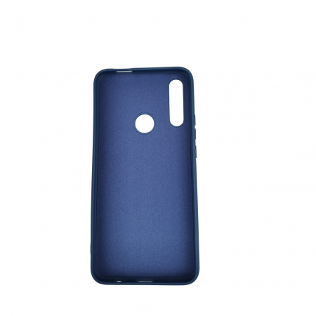 Husa protectie compatibila cu Huawei P Smart Z Liquid Silicone Case Albastru inchis [10]