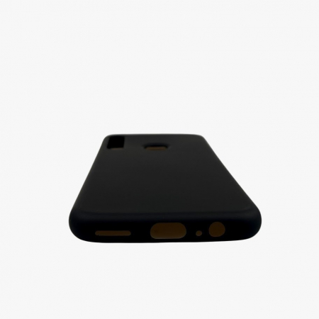 Husa protectie compatibila cu Huawei P40 Lite E Liquid Silicone Case Negru [8]