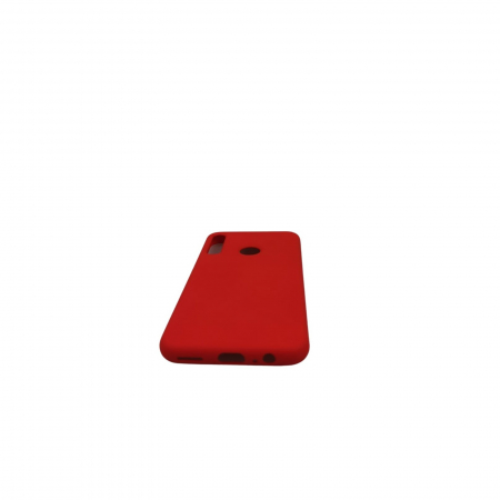 Husa protectie compatibila cu Huawei P40 Lite E Liquid Silicone Case Rosu [7]