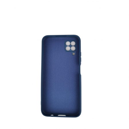 Husa protectie compatibila cu Huawei P40 Lite Liquid Silicone Case Albastru inchis [4]