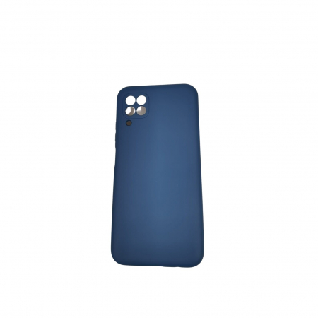 Husa protectie compatibila cu Huawei P40 Lite Liquid Silicone Case Albastru inchis [5]