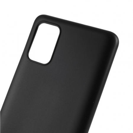 Husa protectie compatibila cu Samsung A51 Liquid Silicone Case Negru [4]