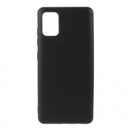 GSM - Husa protectie compatibila cu Samsung A51 Liquid Silicone Case Negru