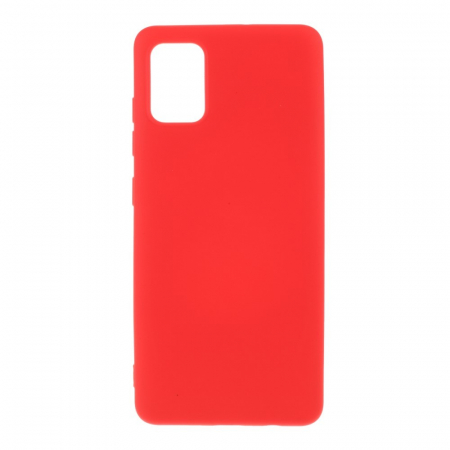 Huse de telefoane - Husa protectie compatibila cu Samsung A51 Liquid Silicone Case Rosu