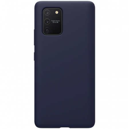 Huse de telefoane - Husa protectie compatibila cu Samsung S10 Lite Liquid Silicone Case Albastru inchis