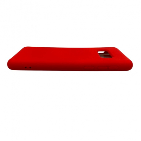 Husa protectie compatibila cu Samsung S10E Liquid Silicone Case Rosu [3]