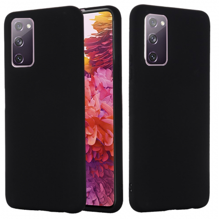 Huse de telefoane - Husa protectie compatibila cu Samsung S20 Liquid Silicone Case Negru