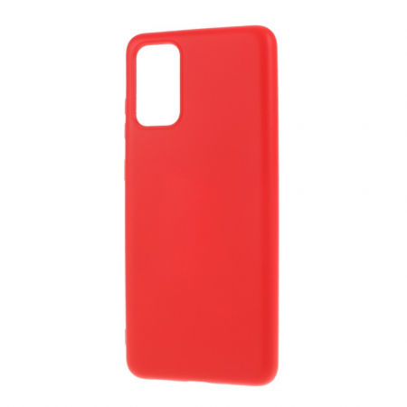 Husa protectie compatibila cu Samsung S20 Liquid Silicone Case Rosu [2]