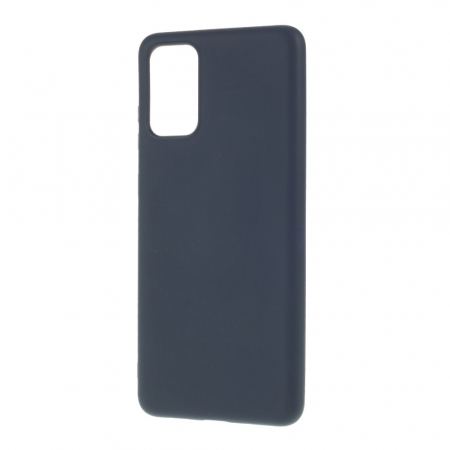 Husa protectie compatibila cu Samsung S20 Plus Liquid Silicone Case Albastru inchis [2]