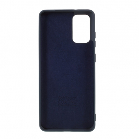 Husa protectie compatibila cu Samsung S20 Plus Liquid Silicone Case Albastru inchis [3]