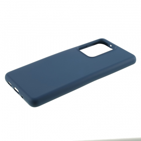 Husa protectie compatibila cu Samsung S20 Ultra Liquid Silicone Case Albastru inchis [4]