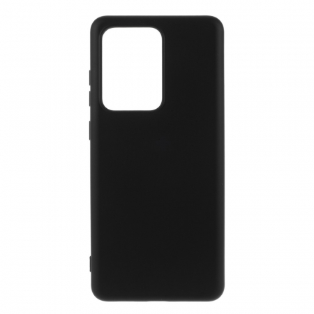 Huse de telefoane - Husa protectie compatibila cu Samsung S20 Ultra Liquid Silicone Case Negru