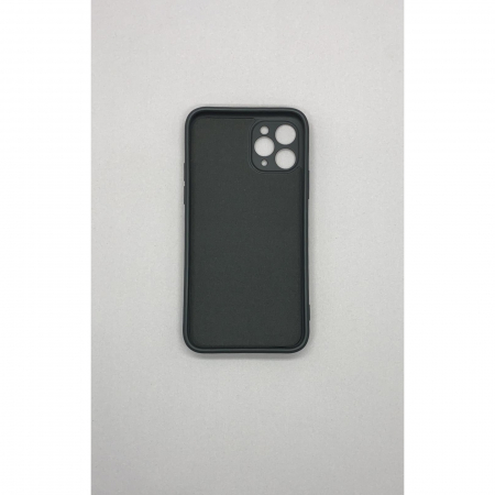 Husa protectie Flippy compatibila cu Apple iPhone 11 Pro Liquid Silicone Ring cu suport rotativ Negru [8]