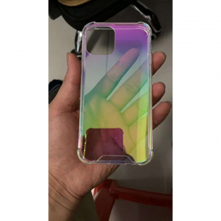 Husa protectie Flippy compatibila cu Apple iPhone 12/12 Pro Laser Gradient Case Cameleon [2]