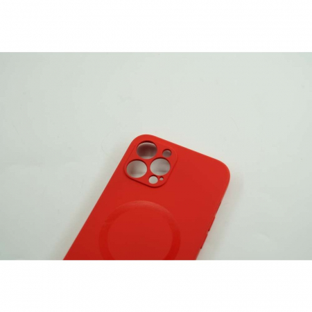 Husa protectie Flippy compatibila cu Apple iPhone 12 Pro Mag Safe Silicone Rosu [4]