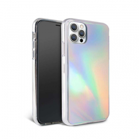 GSM - Husa protectie Flippy compatibila cu Apple iPhone 12 Pro Max Laser Gradient Case Cameleon