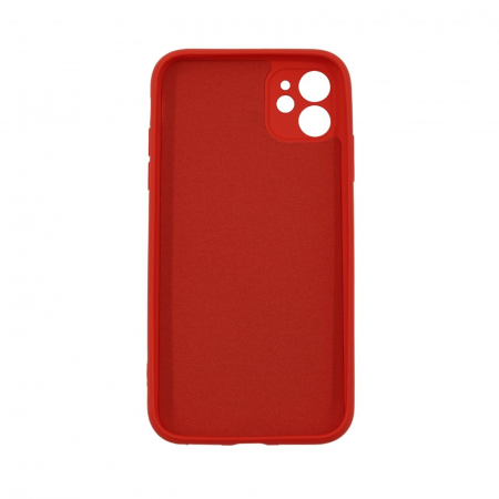 Husa protectie, Flippy, compatibila cu Apple iPhone 12 Pro Max Liquid Silicone Rosu [1]