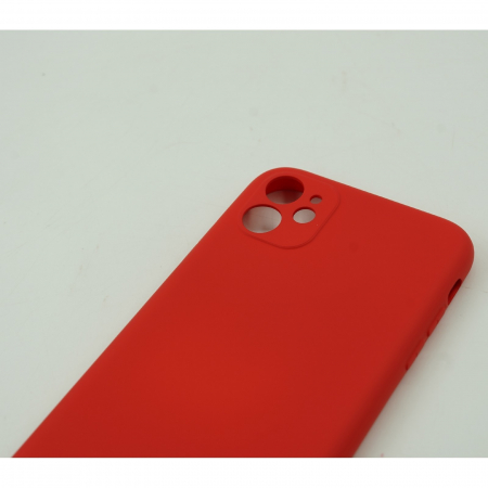 Husa protectie, Flippy, compatibila cu Apple iPhone 12 Pro Max Liquid Silicone Rosu [3]