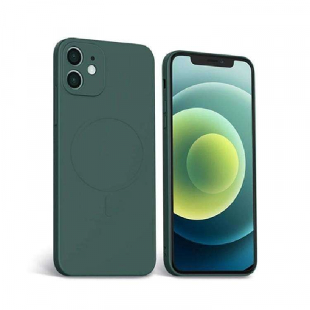 Huse de telefoane - Husa protectie Flippy compatibila cu Apple iPhone 12 Pro Max Mag Safe Silicone Verde