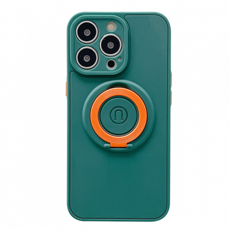 MagSafe Silicone Case - Husa protectie Flippy compatibila cu Apple iPhone 13 Mag Safe Silicone Verde