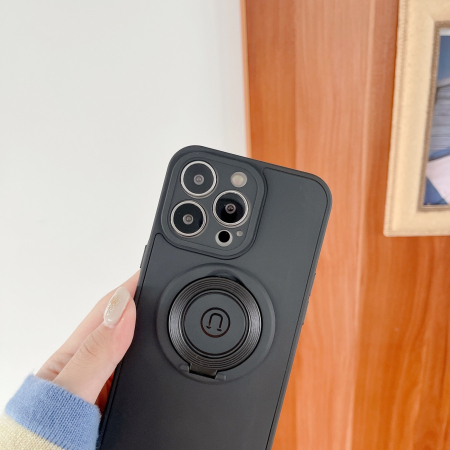 Husa protectie Flippy compatibila cu Apple iPhone 13 Mini Mag Safe Silicone Negru [2]