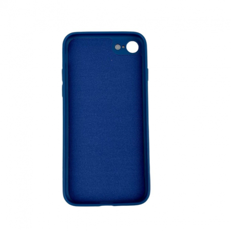 Husa protectie Flippy compatibila cu Apple iPhone 7/8/SE 2020 Liquid Silicone Case Albastru Inchis [16]