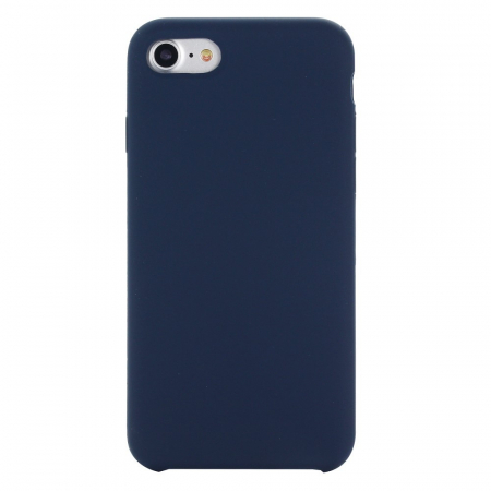 Husa protectie Flippy compatibila cu Apple iPhone 7/8/SE 2020 Liquid Silicone Case Albastru Inchis [8]