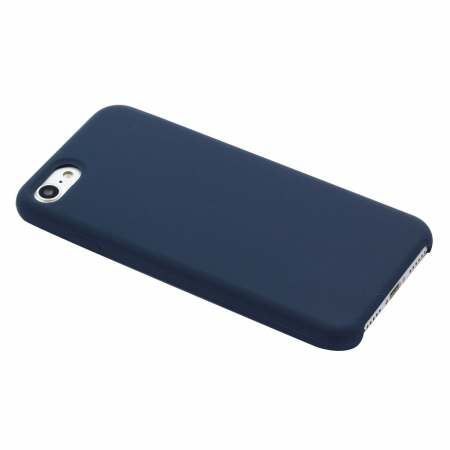 Husa protectie Flippy compatibila cu Apple iPhone 7/8/SE 2020 Liquid Silicone Case Albastru Inchis [1]