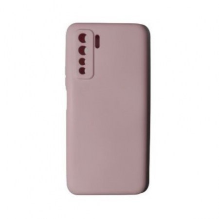 Sub 99 Lei - Husa protectie Flippy compatibila cu Huawei P40 Lite 5G Liquid Silicone Case Roz