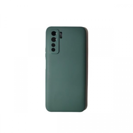 Liquid Silicone - Husa protectie Flippy compatibila cu Huawei P40 Lite 5G Liquid Silicone Case Verde
