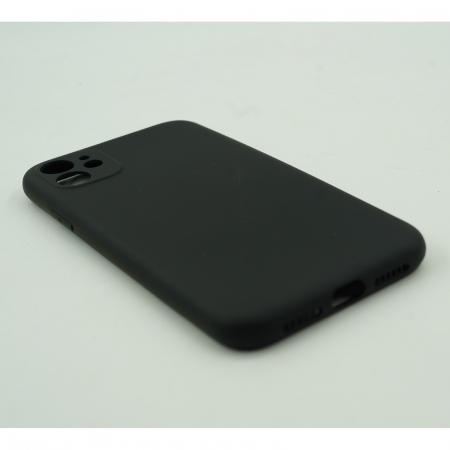 Husa protectie Flippy compatibila cu Samsung A12 Liquid Silicone Case Negru [5]