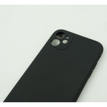 Husa protectie Flippy compatibila cu Samsung A12 Liquid Silicone Case Negru [3]