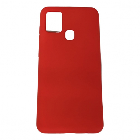Husa protectie Flippy compatibila cu Samsung Galaxy A21S Liquid Silicone Case Rosu [9]