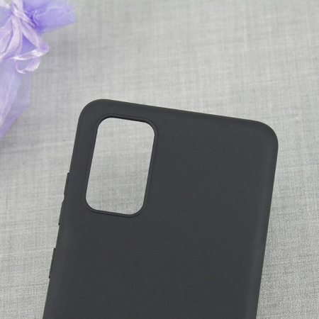 Husa protectie Flippy compatibila cu Samsung Galaxy A51 4G Liquid Silicone Case Negru [3]