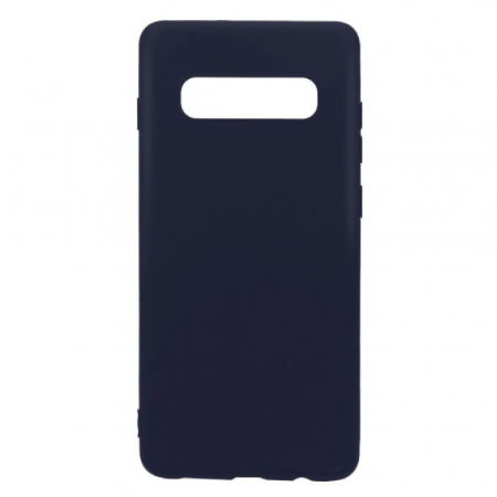 GSM - Husa protectie Flippy compatibila cu Samsung Galaxy S10 Matte Tpu Albastru inchis