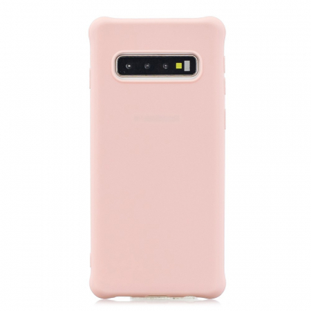 Husa protectie Flippy compatibila cu Samsung Galaxy S10 Plus Matte Tpu Roz [2]