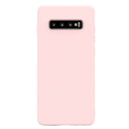 Husa protectie Flippy compatibila cu Samsung Galaxy S10E Matte Tpu Roz [2]