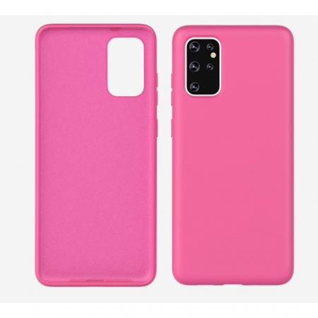 Husa protectie Flippy compatibila cu Samsung Galaxy S21 Ultra Liquid Silicone Case, Fuchsia [2]