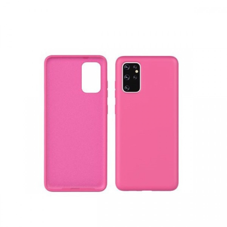 GSM - Husa protectie Flippy compatibila cu Samsung Galaxy S21 Ultra Liquid Silicone Case, Fuchsia