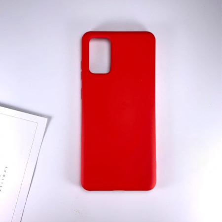 Husa protectie Flippy compatibila cu Samsung Galaxy S21 Ultra Liquid Silicone Case Rosu [2]