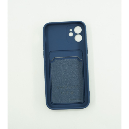 Husa protectie Flippy cu suport card compatibila cu Samsung Galaxy A02S Albastru inchis [2]