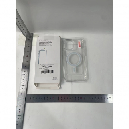 Husa protectie Flippy pentru Apple iPhone 13 Pro Max, MagSafe Silicone, Protectie si folie camera inclusa, protectie camera, Transparent [6]