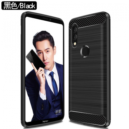Huse de telefoane - Husa Protectie, Flippy, pentru Honor 70, TPU Carbon, Negru