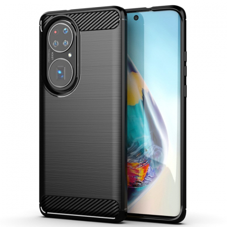 Huse de telefoane - Husa Protectie, Flippy, pentru Huawei P50 Pro, TPU Carbon, Negru