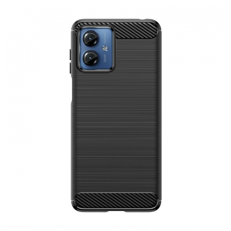 Huse de telefoane - Husa Protectie, Flippy, pentru Motorola Moto G14, TPU Carbon, Negru